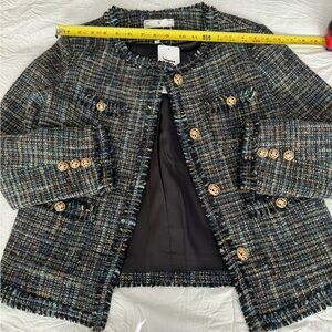 Woman twill fabric blazer